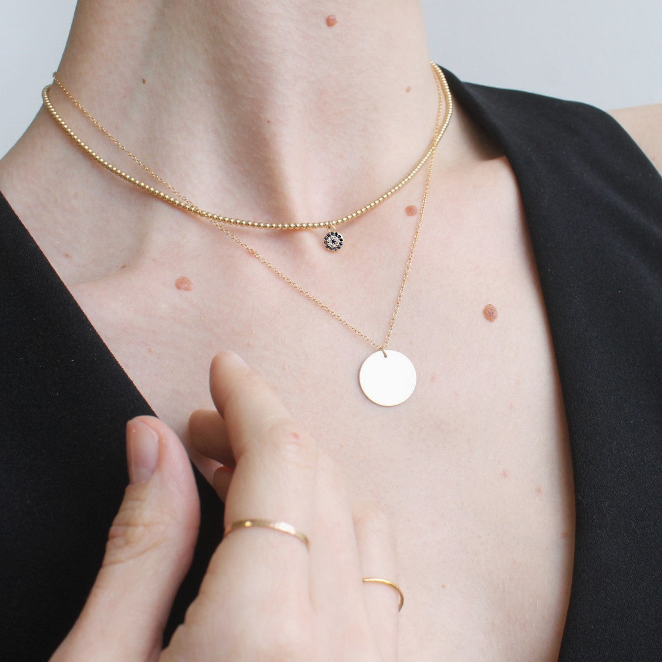 Beaded Evil Eye Necklace