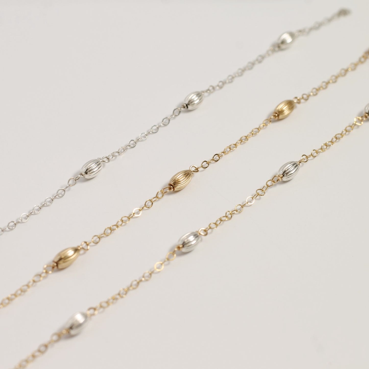 Corrugated Saucer Bead Chain