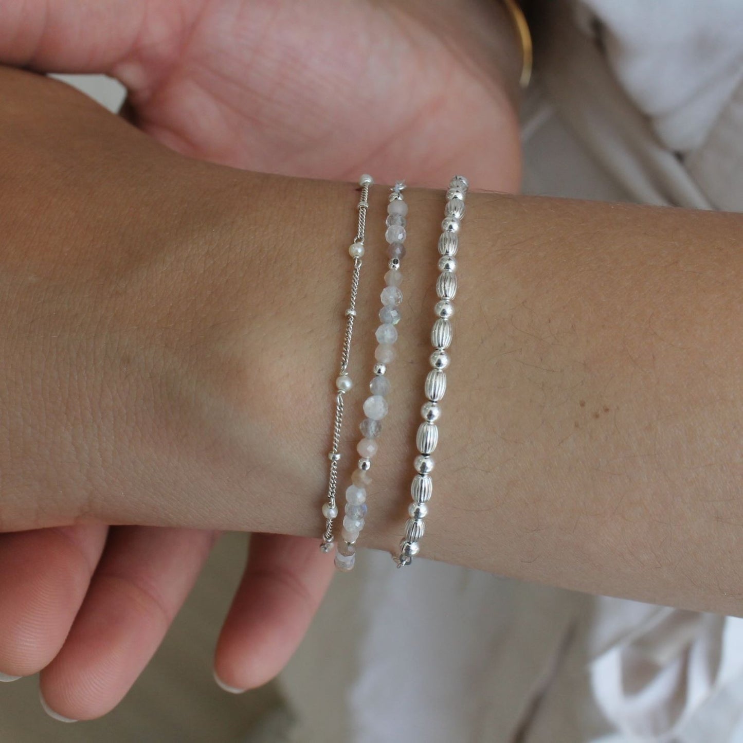 Pearl Beaded Milestone Chain