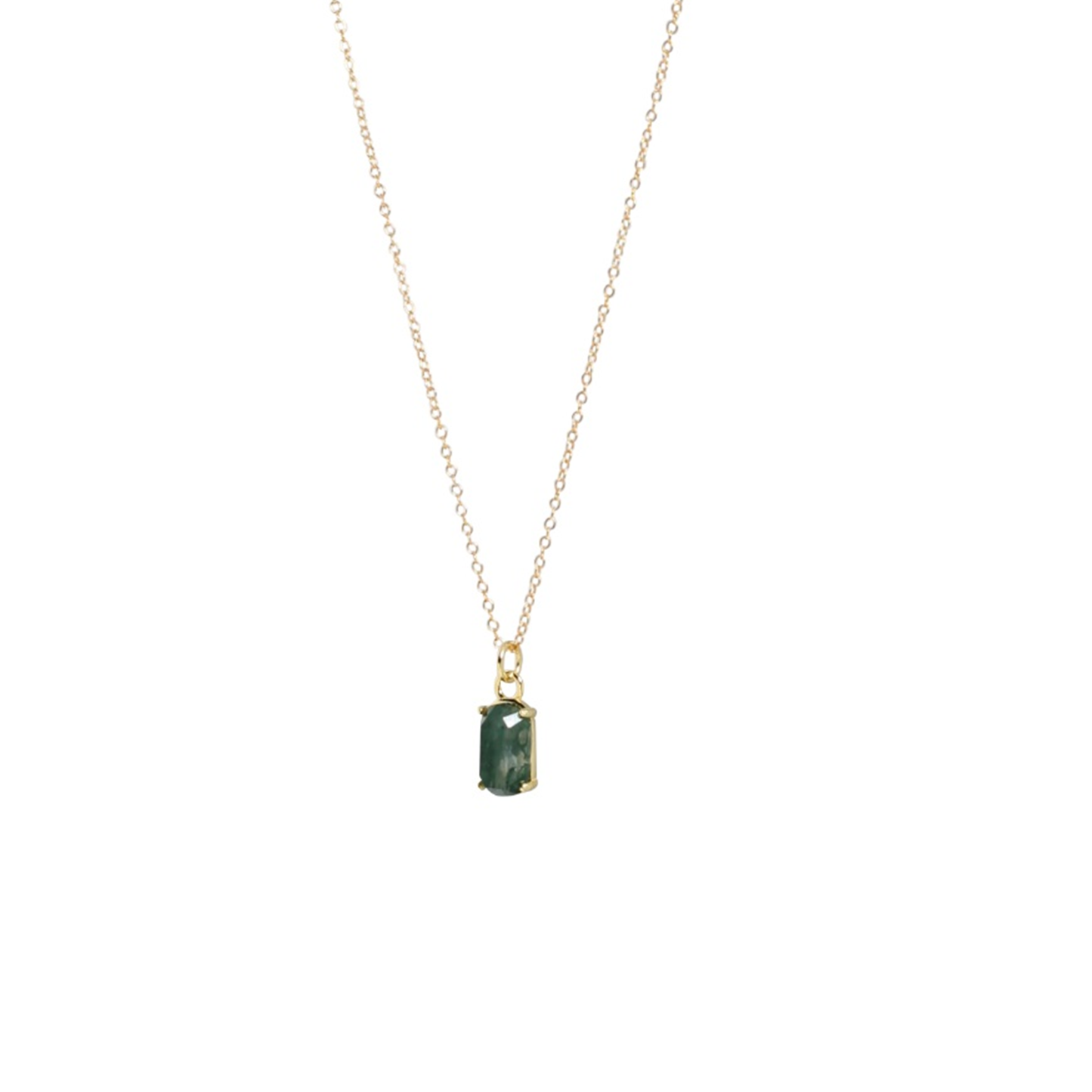 Moss Agate Necklace