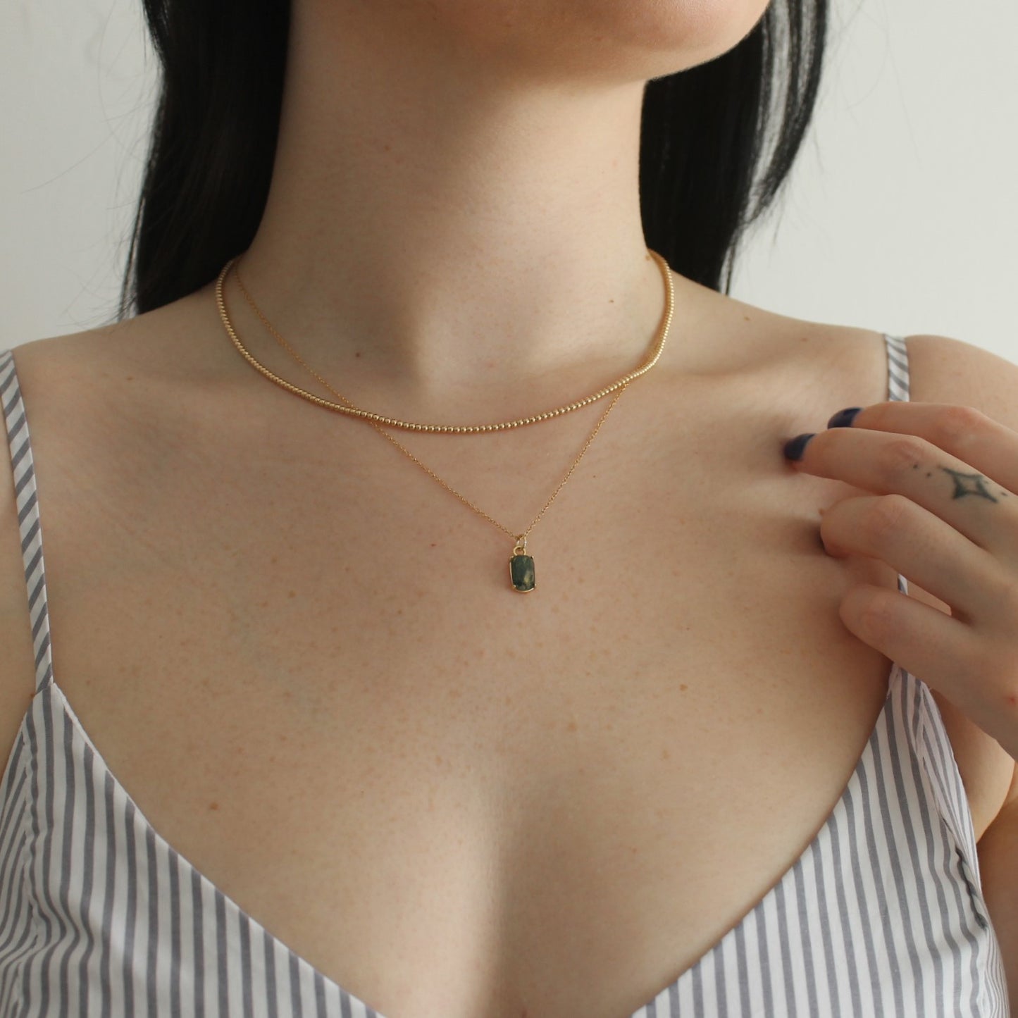 Moss Agate Necklace