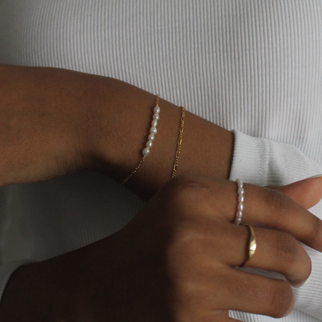 Pearl Beaded Ring