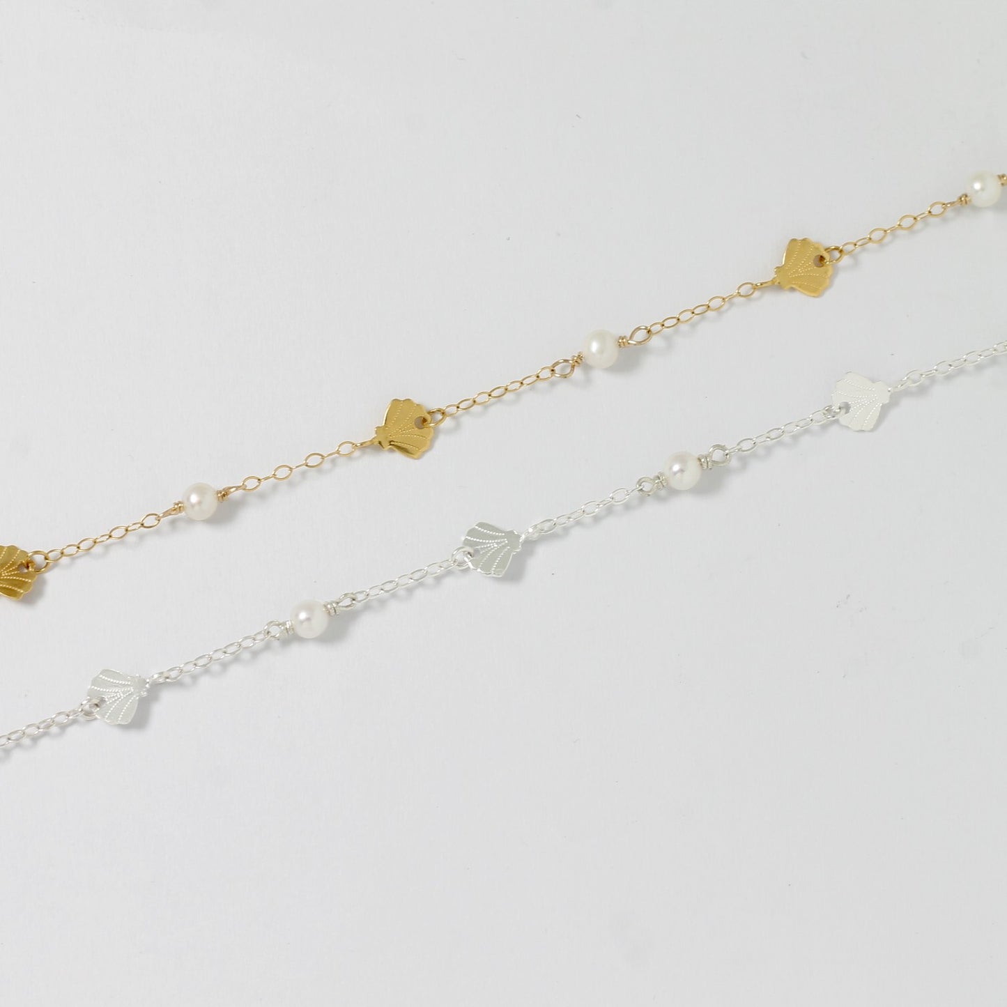 Seashell Pearl Chain