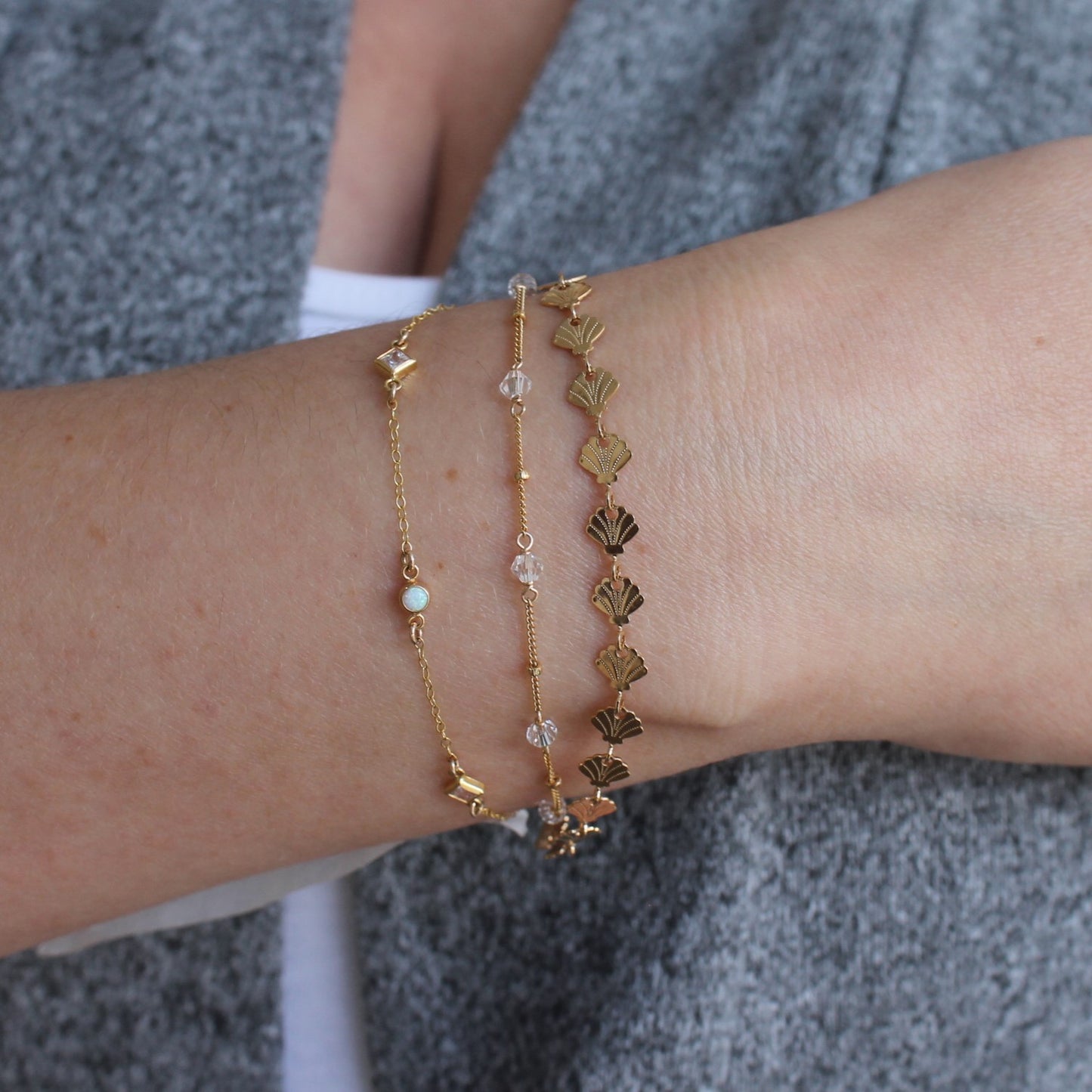 Crystal Beaded Milestone Chain