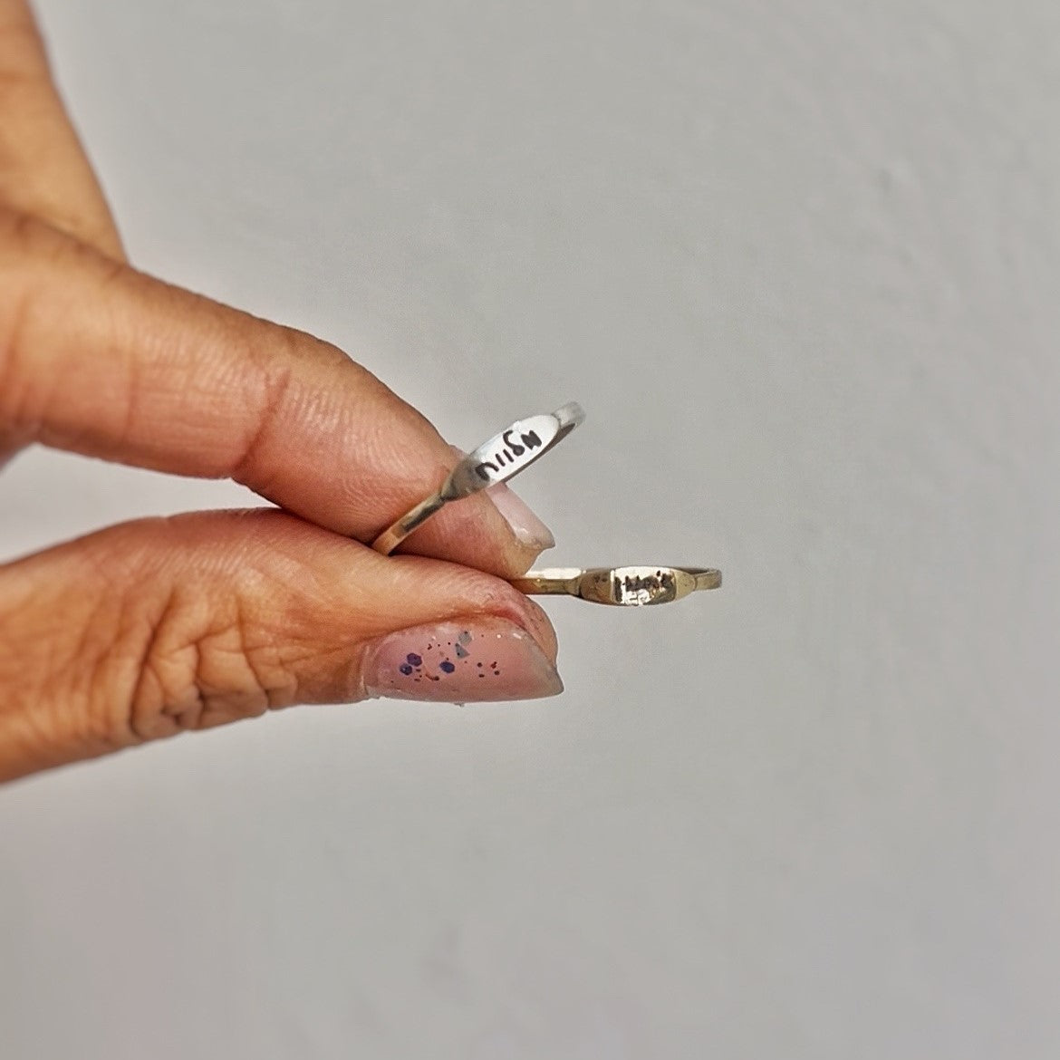 Slim Oval Signet Ring