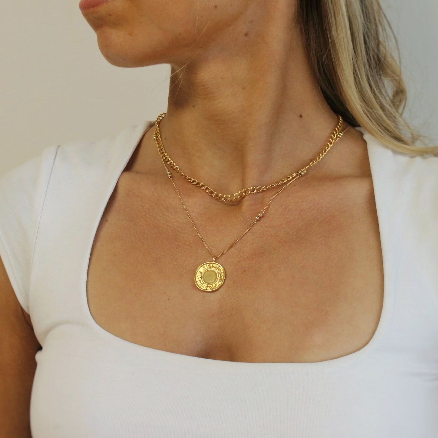 Zodiac Wheel Necklace