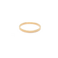 14KT gold plain flat wedding band stacking ring