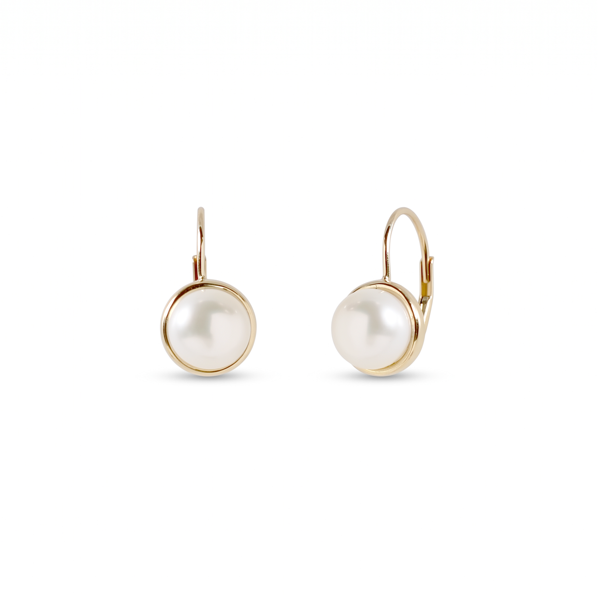 14KT Pearl Drop Earrings