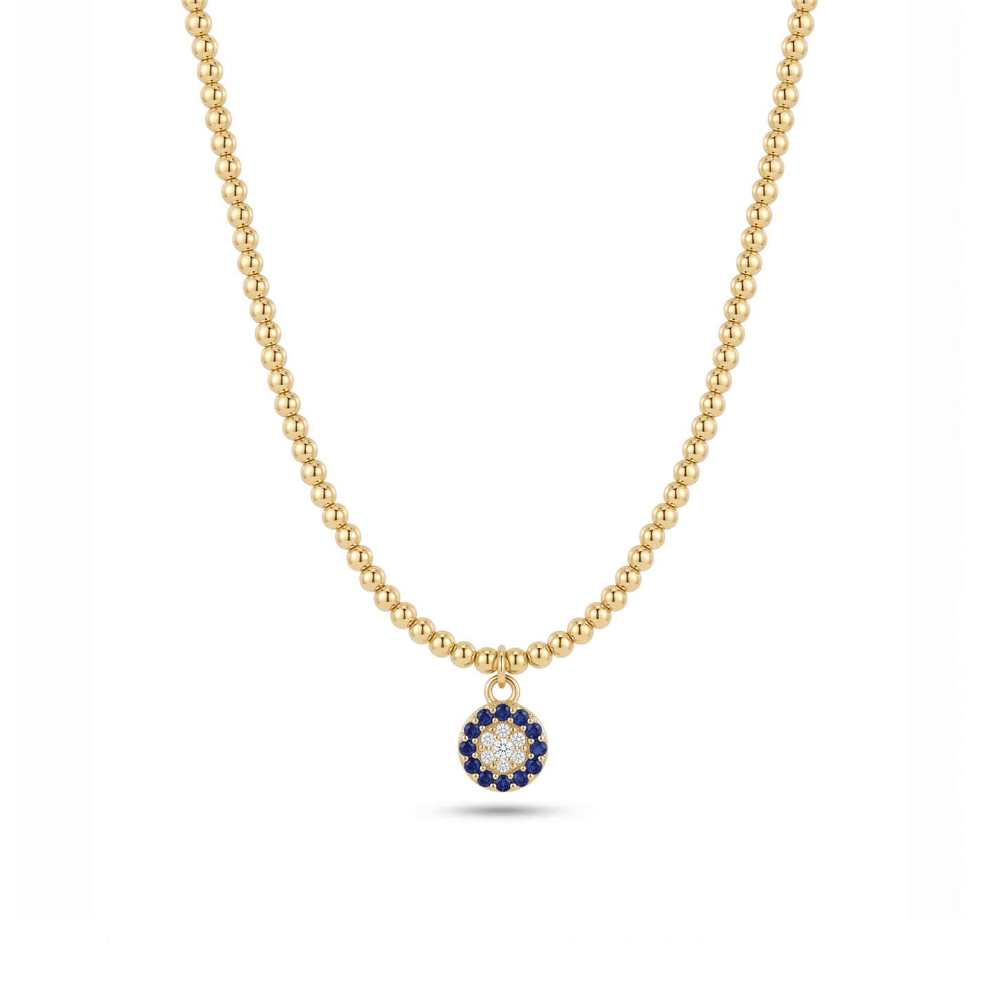Beaded Evil Eye Necklace