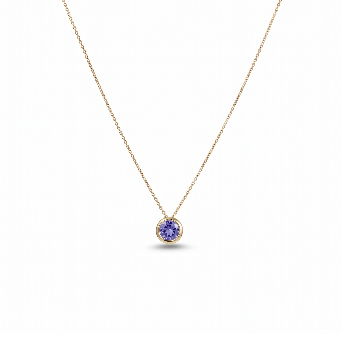Birthstone Solitaire Necklace