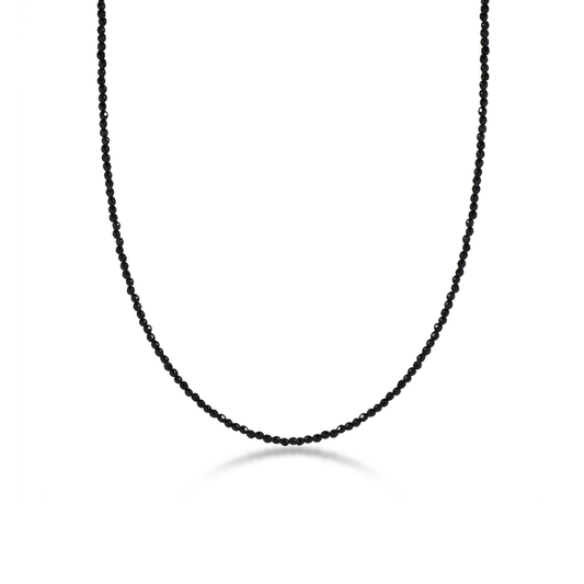 Black Onyx Beaded Chain