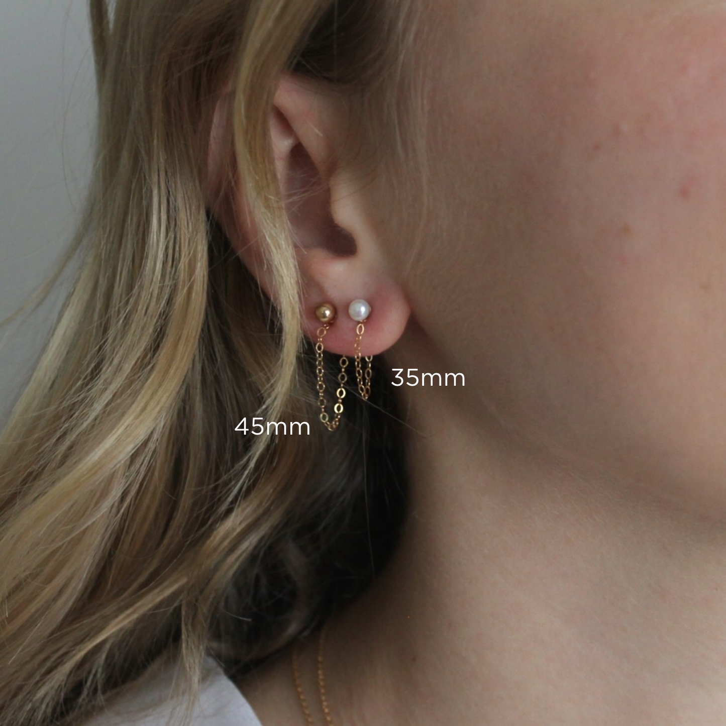 Earring Chain Connector - Singles