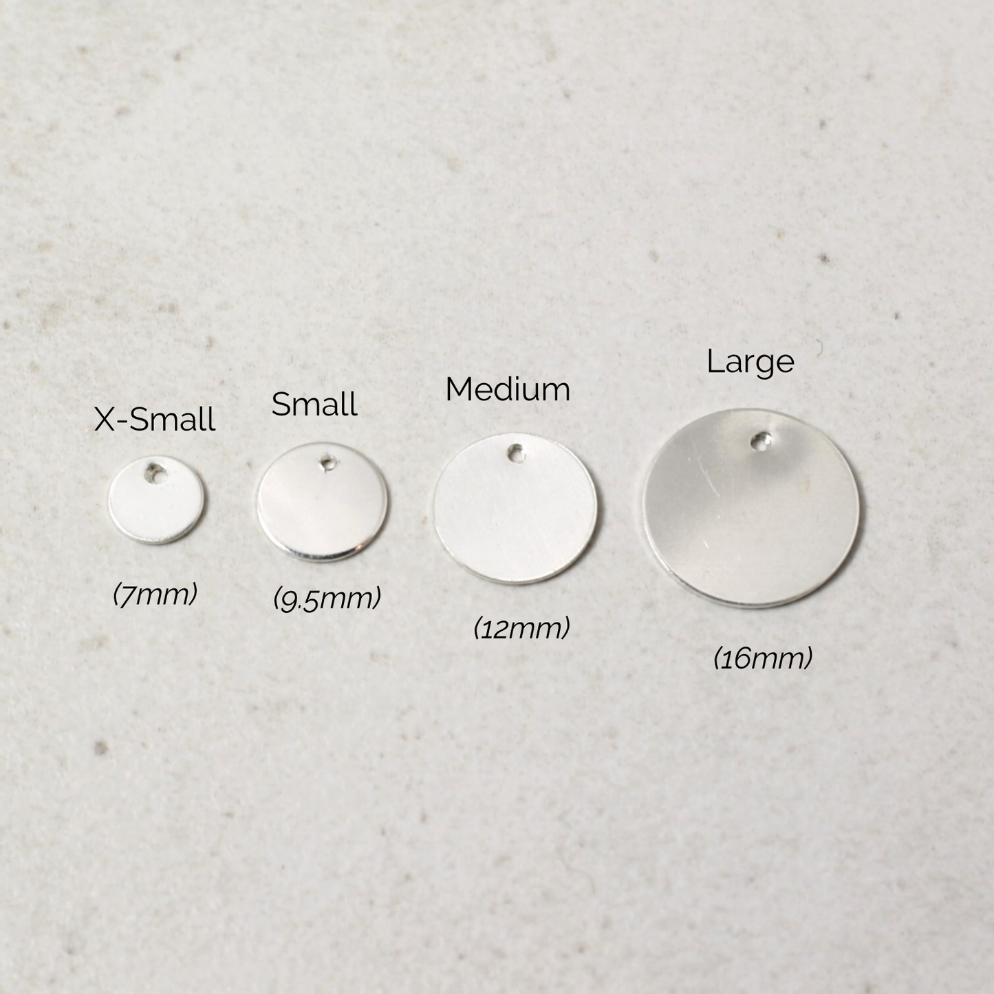 Circle Engravable Pendant