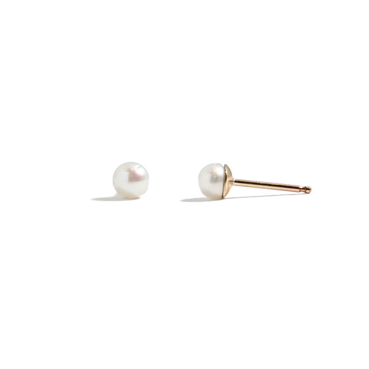 Classic Mini Pearl Studs