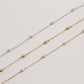 Corrugated Saucer Bead Chain