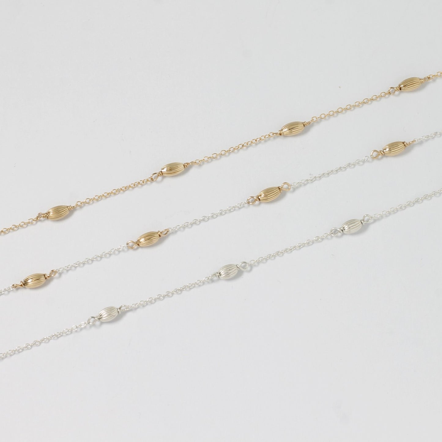 Corrugated Saucer Bead Chain