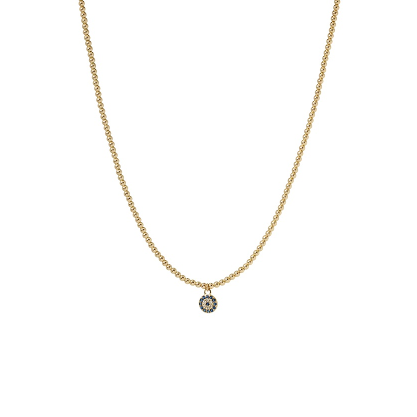 Beaded Evil Eye Necklace