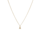 Crystal Initial Necklace
