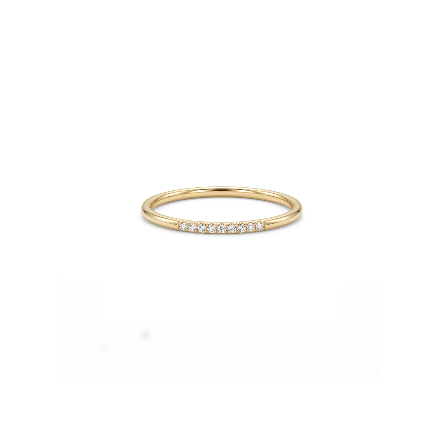 Pave Crystal Stacking Ring