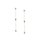 Crystal Station Drop Earrings