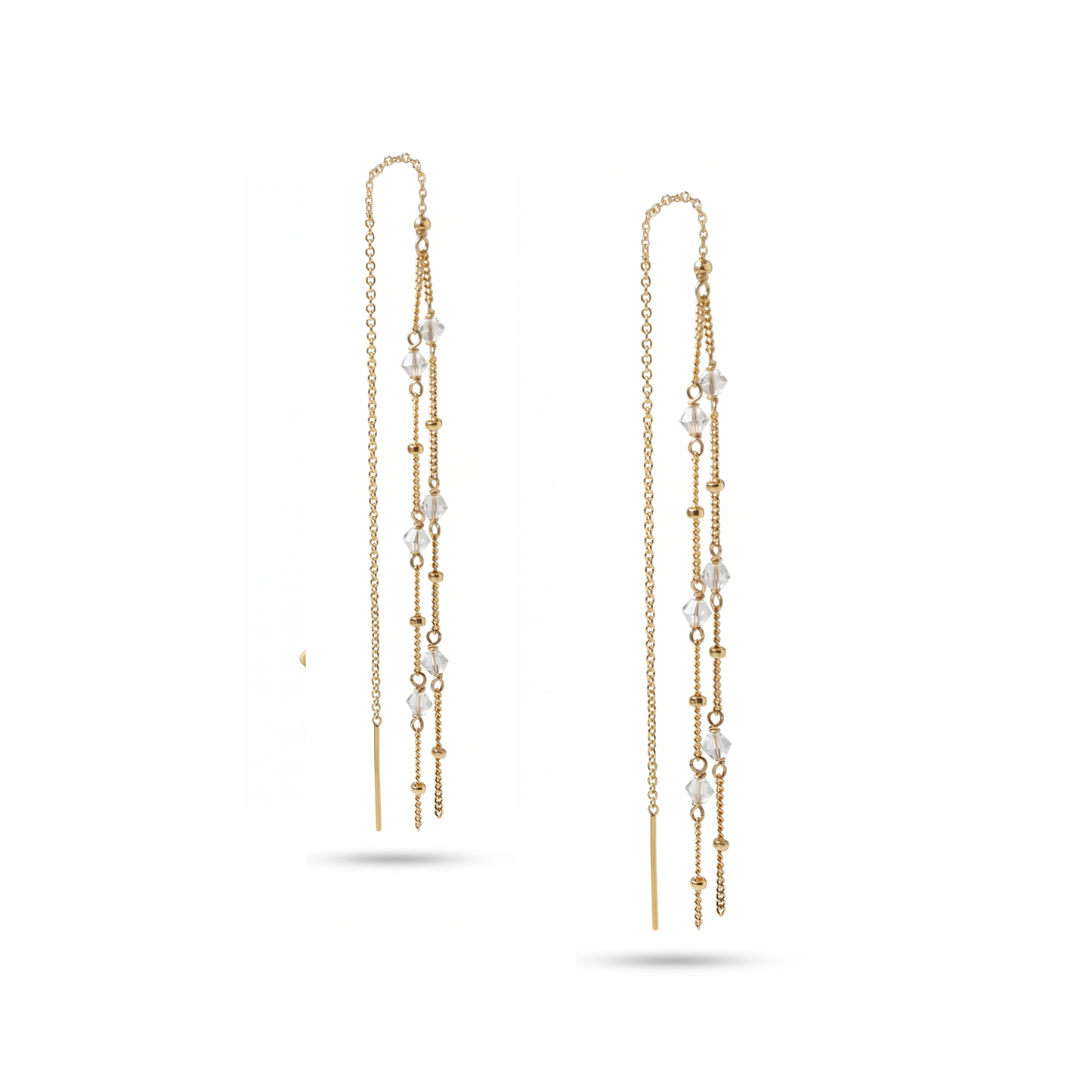 Crystal Threader Earrings