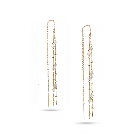 Crystal Threader Earrings