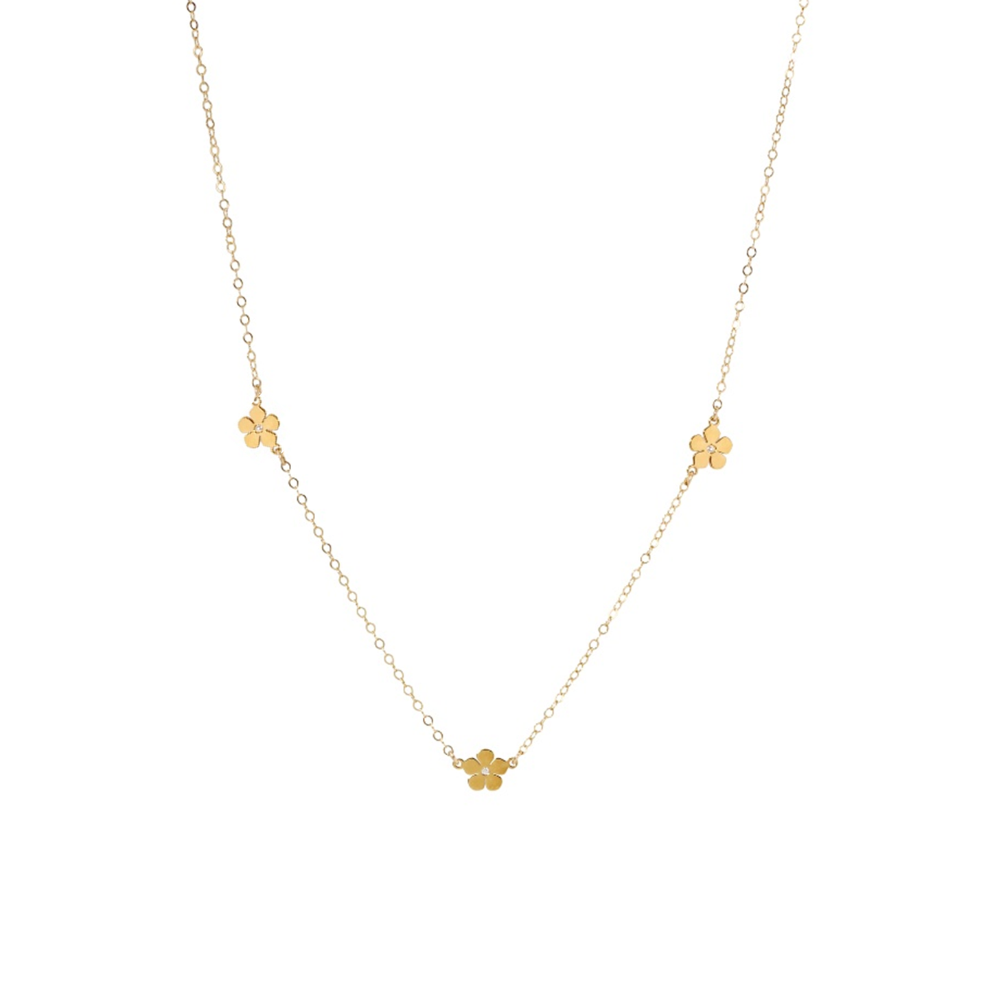 Daisy Station Necklace