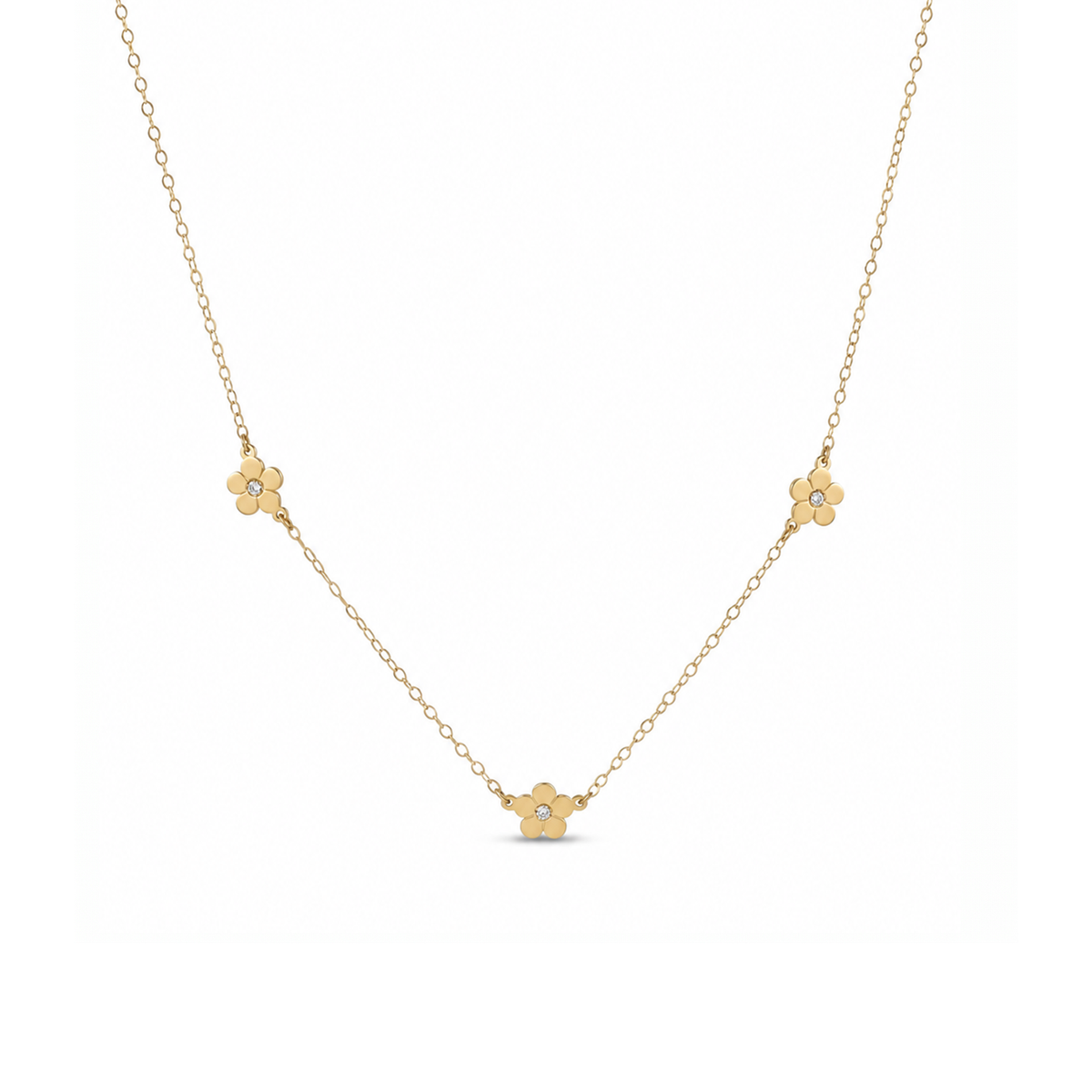 Daisy Station Necklace