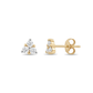 Diamond Lotus Earrings