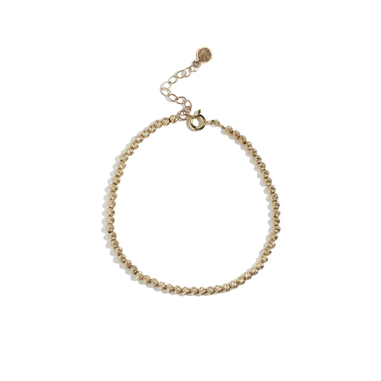 Diamond Cut Beaded Sparkle Bracelet