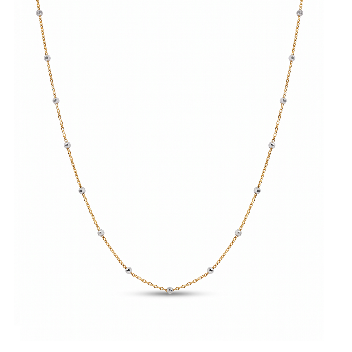 Dual-Tone Milestone Necklace
