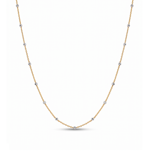 Dual-Tone Milestone Necklace