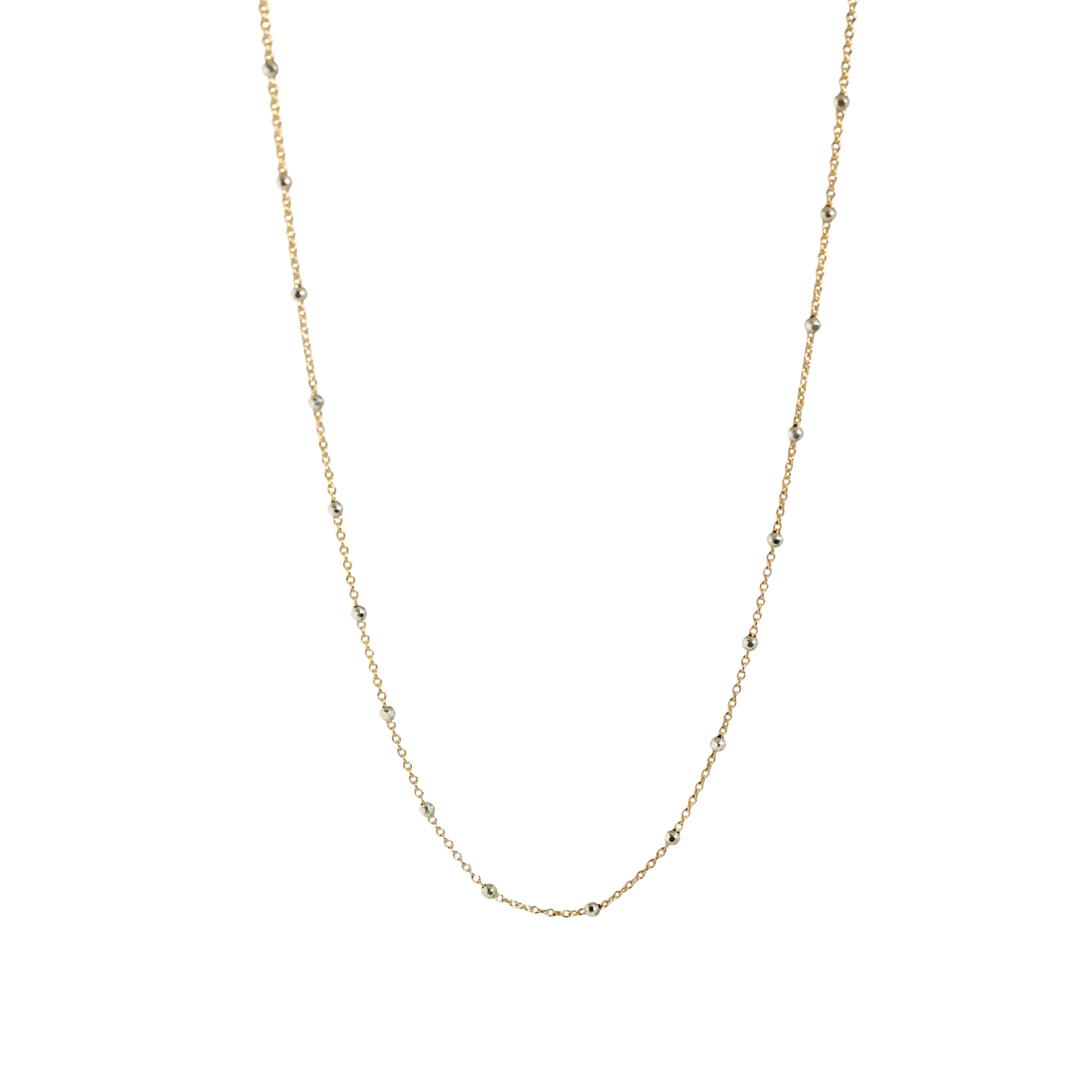 Dual-Tone Milestone Necklace