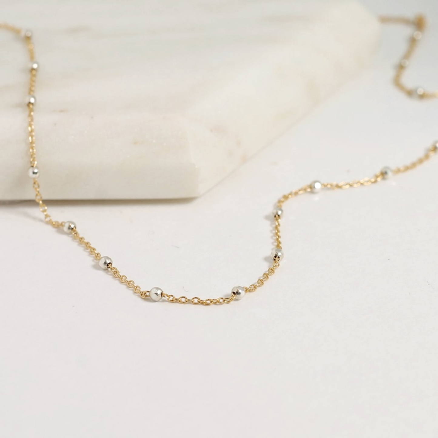 Dual-Tone Milestone Anklet