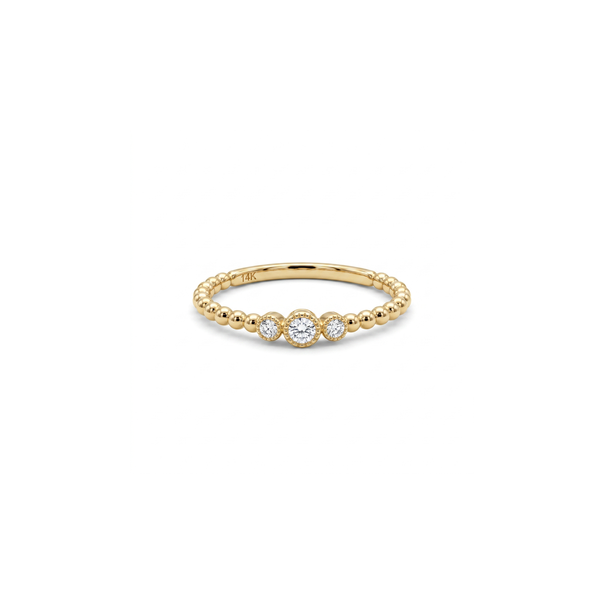 Forever Diamond Beaded Ring