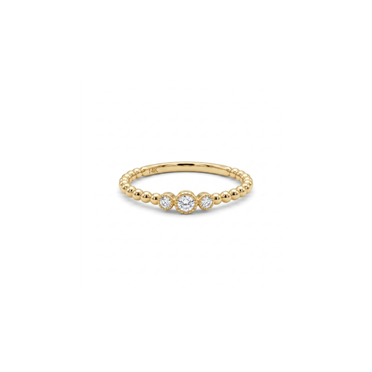 Forever Diamond Beaded Ring