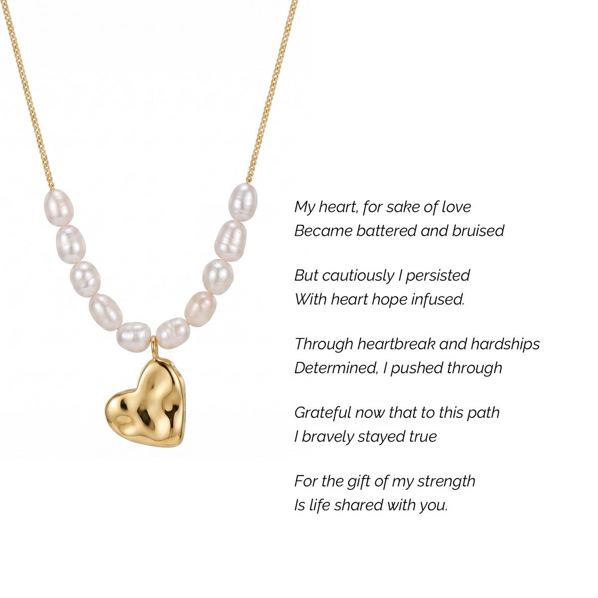 Golden Heart Necklace