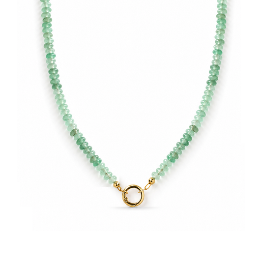 Green Aventurine Charm Necklace