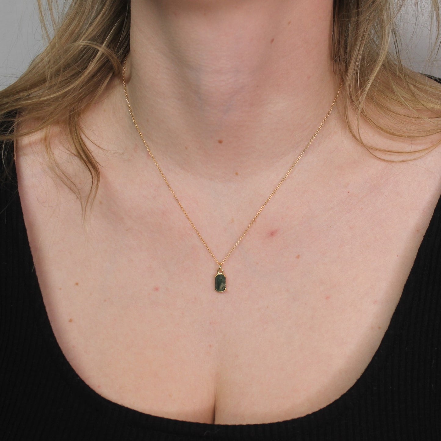 Moss Agate Necklace