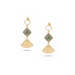 Labradorite Fan Earrings