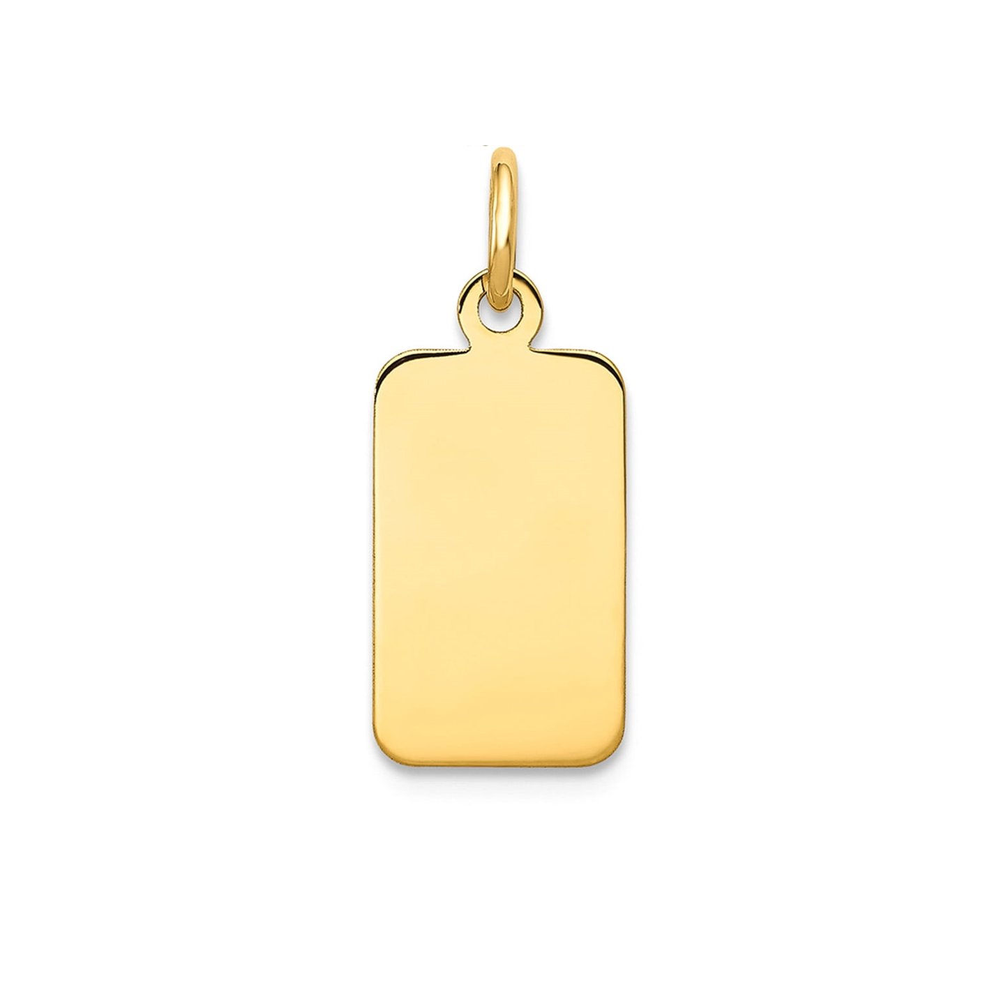 Large Tag Engravable Pendant
