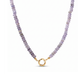 Lilac Jasper Charm Necklace