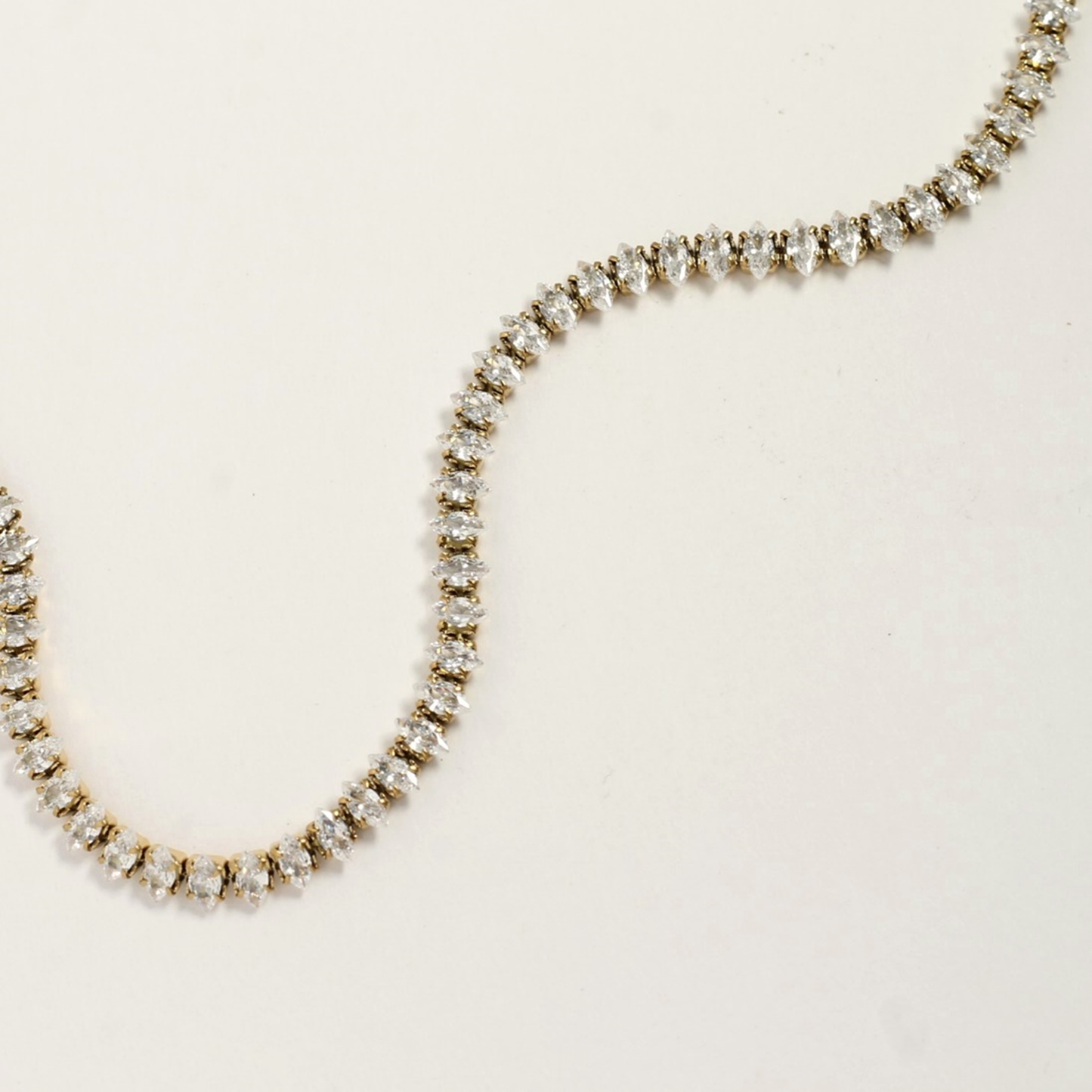 Marquise Tennis Necklace