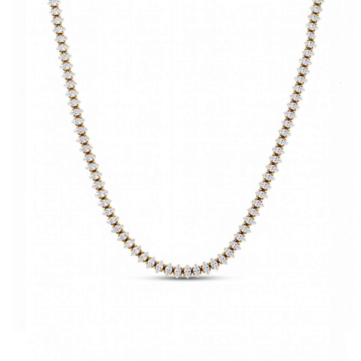 Marquise Tennis Necklace