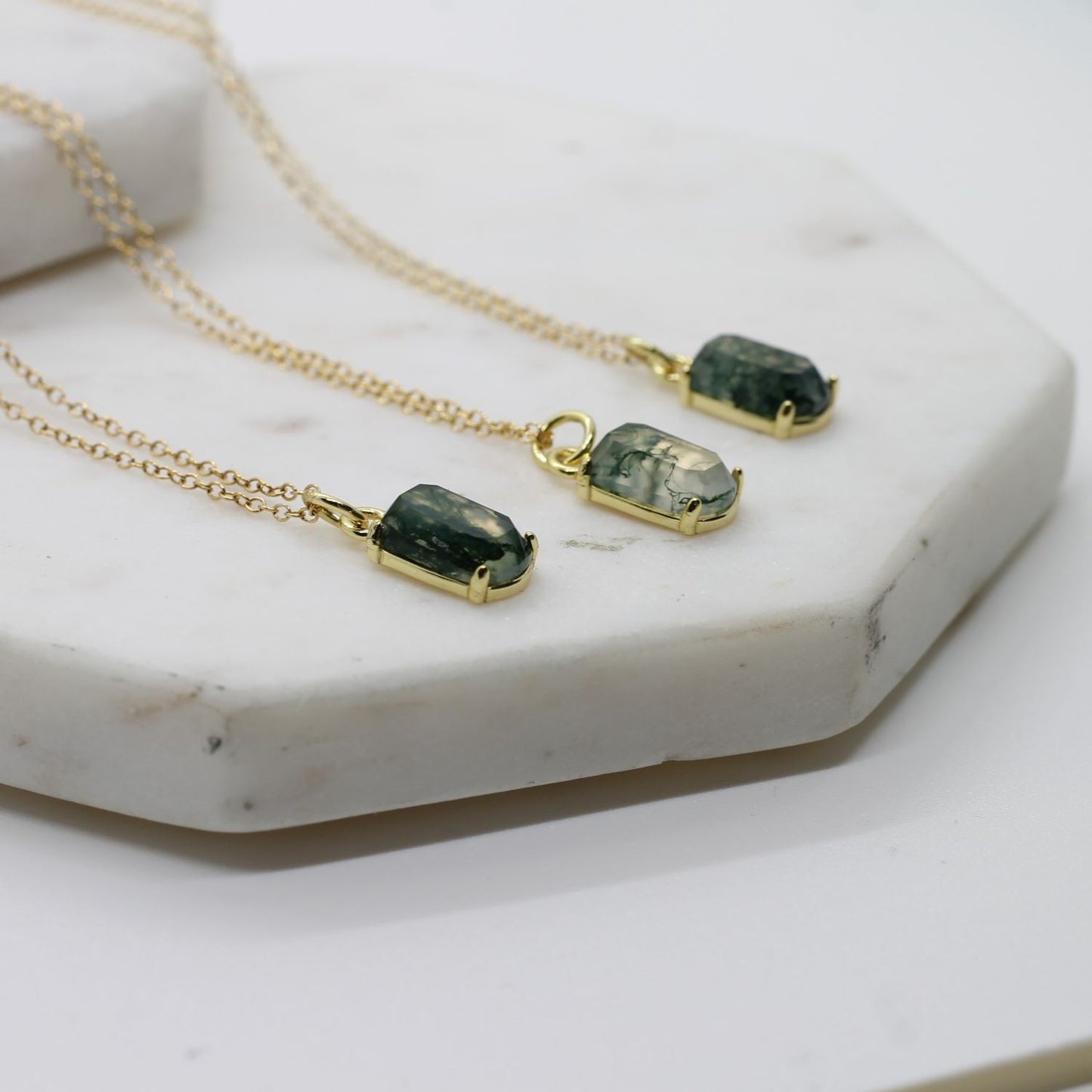Moss Agate Necklace