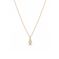 Opal Teardrop Sparkle Necklace