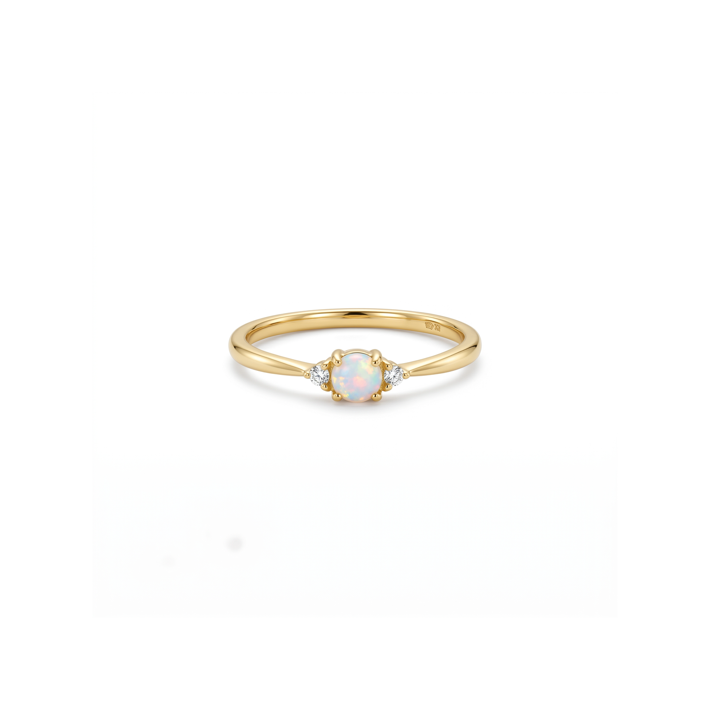 Opal Crystal Ring