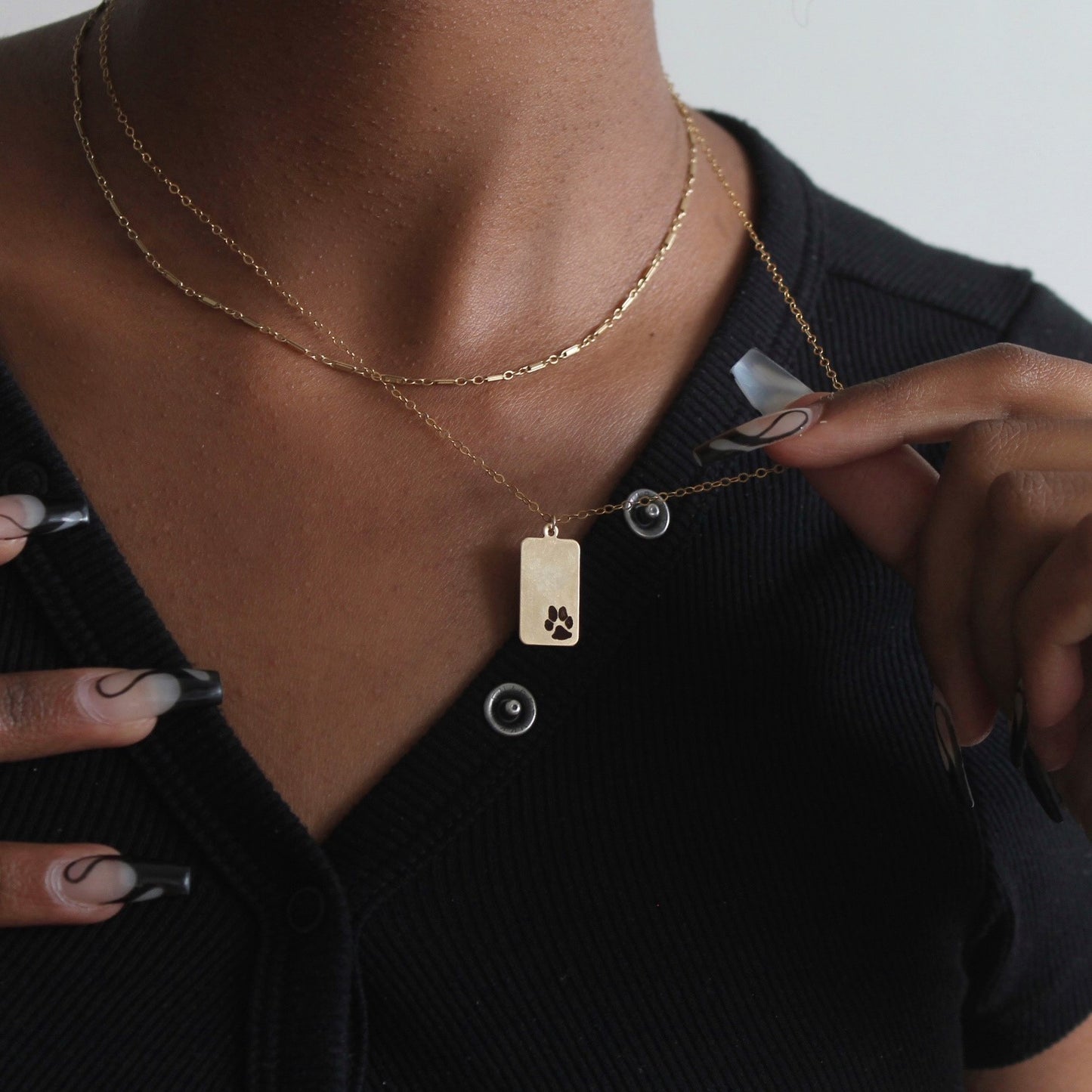 Save Our Scruff - Engraved Pendant Necklace