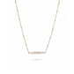 Pearl Bar Milestone Necklace