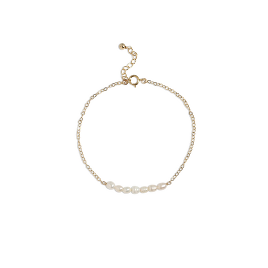 Pearl Bar Beaded Bracelet